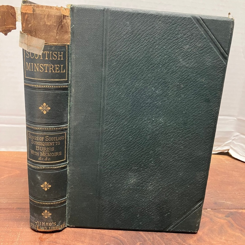 The Scottish Minstrel Rev Charles Rogers 1876 2nd Ed Songs Scotland Hardcover